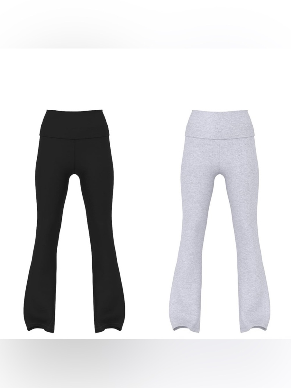 Cotton Foldover Flare Legging Bundle